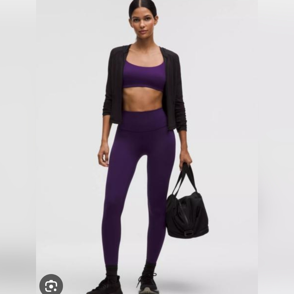 Lululemon Wunder Train 28" Leggings, Size 4, NWT. Deep Court Purple